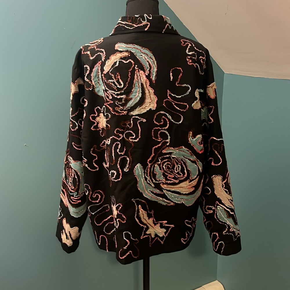 Mirasol Embroidered Shirt/Jacket Size Large - Picture 8 of 11